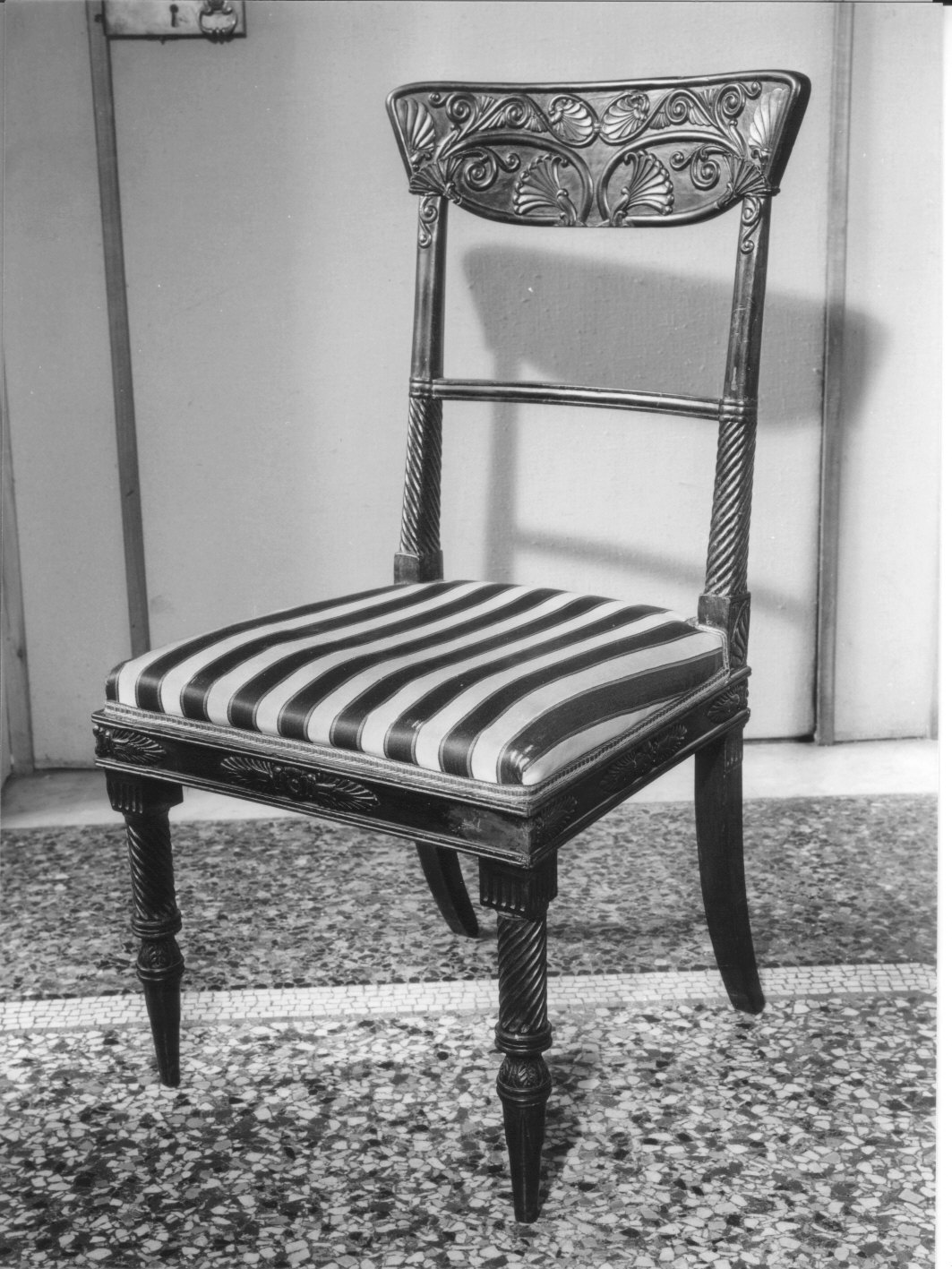sedia, coppia di Peters Enrico Tommaso (sec. XIX)