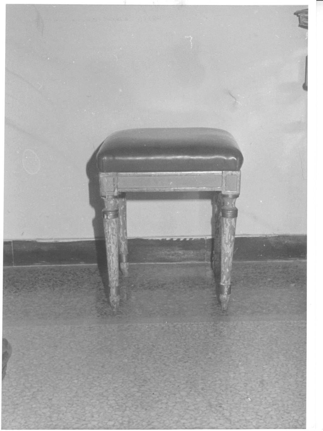 sgabello, coppia - bottega ligure (seconda metà sec. XIX)