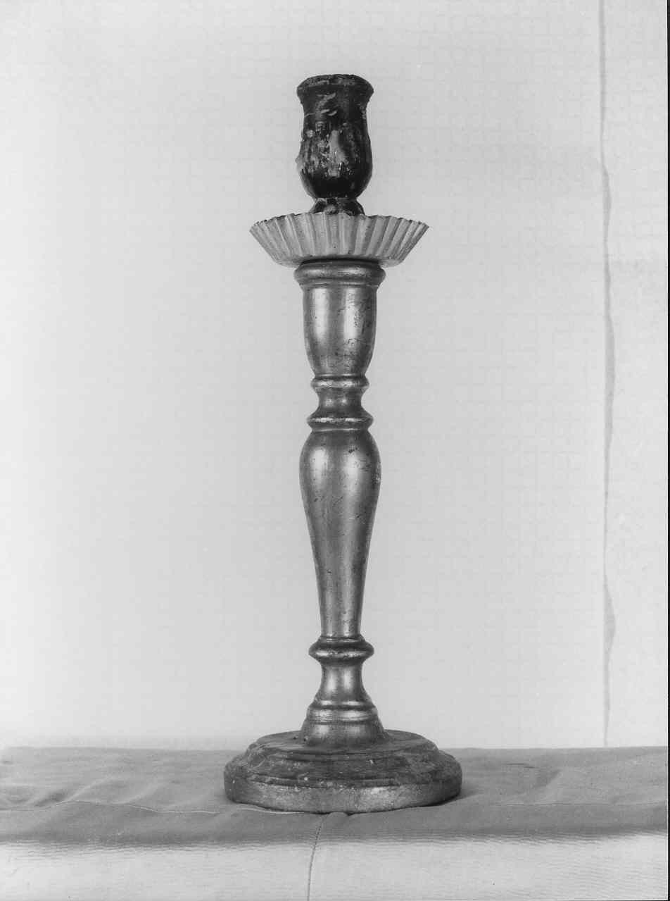 portacandele, serie - bottega italiana (sec. XIX)