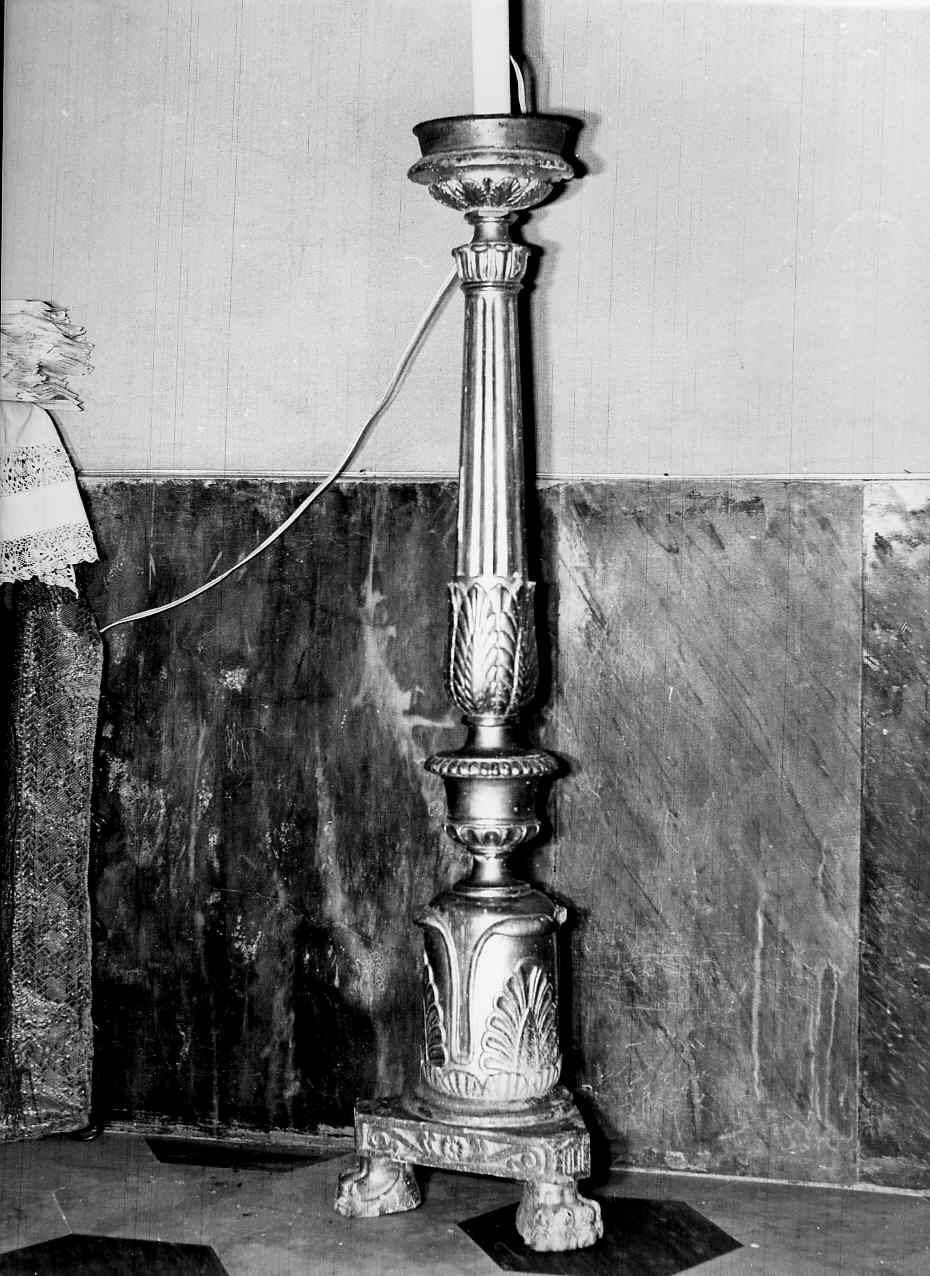 candeliere, serie - bottega italiana (sec. XIX)