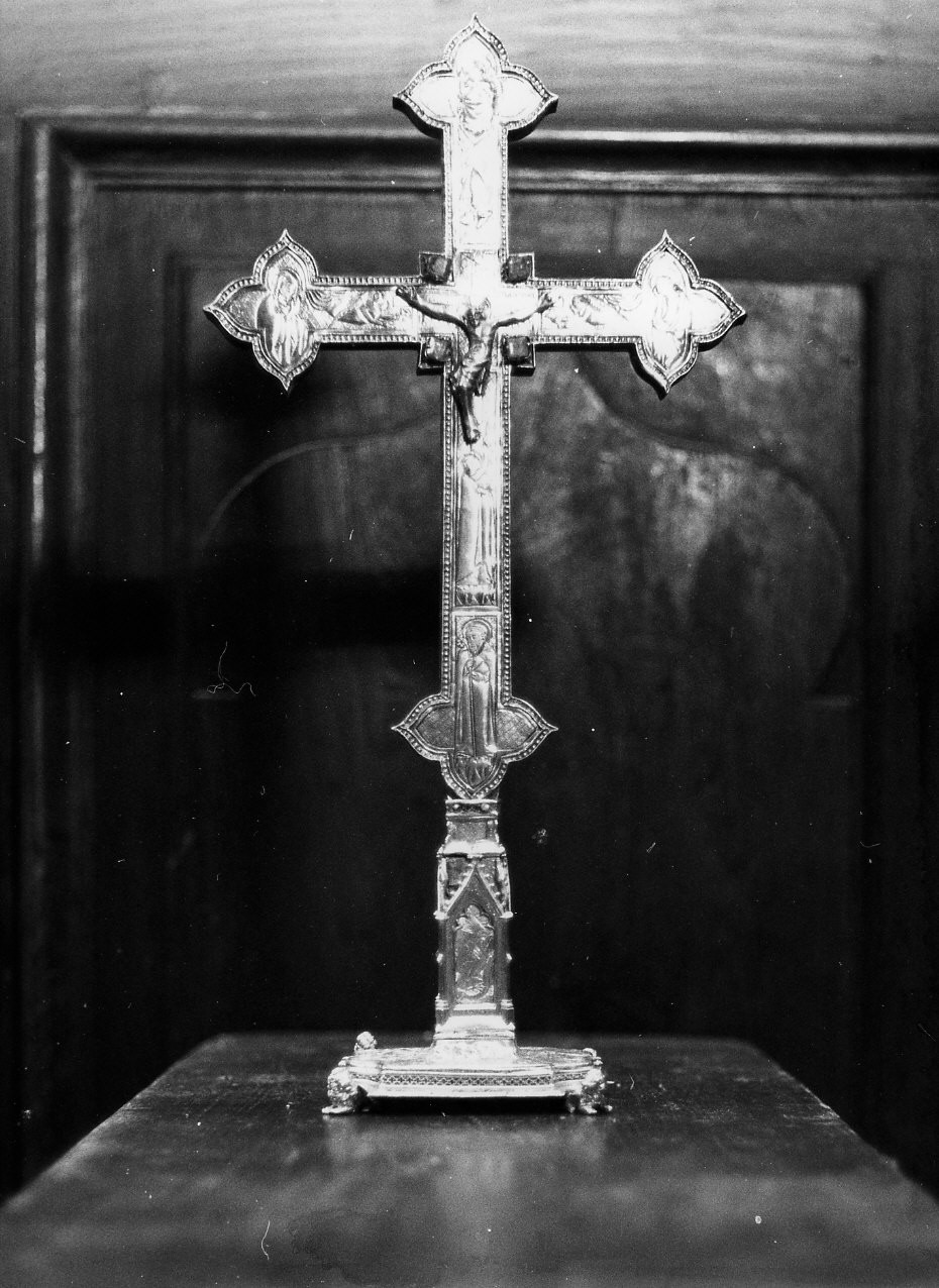 stauroteca, opera isolata - bottega italiana (sec. XV)