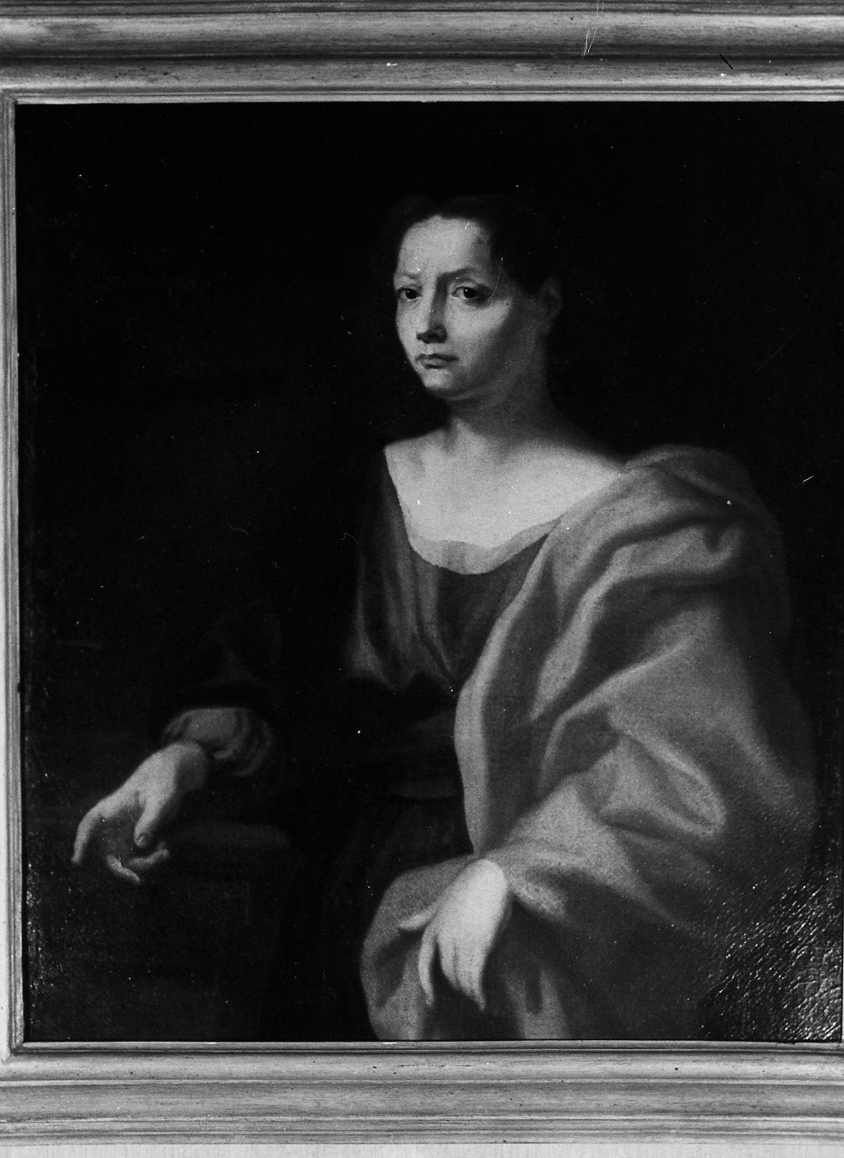 ritratto di donna (dipinto, opera isolata) di Piola Domenico (bottega) (seconda metà sec. XVII)