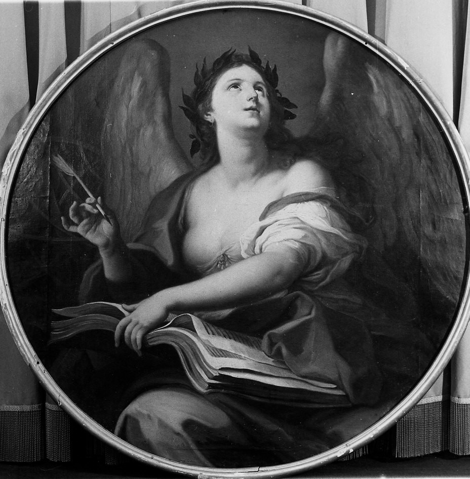figura allegorica femminile (dipinto, opera isolata) - ambito genovese (sec. XVIII)