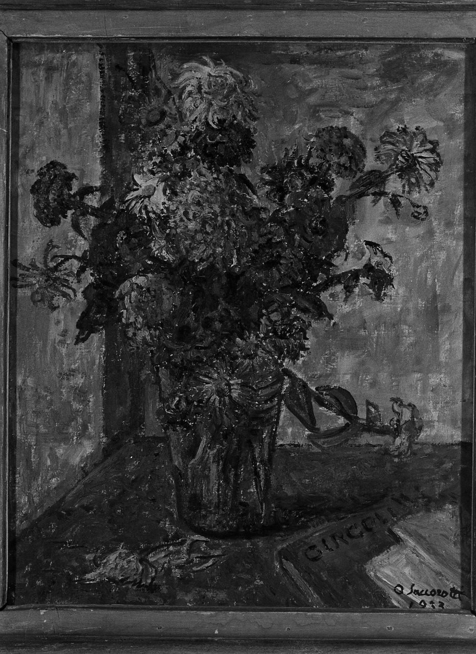 Fiori, fiori (dipinto, opera isolata) di Saccorotti Oscar (sec. XX)