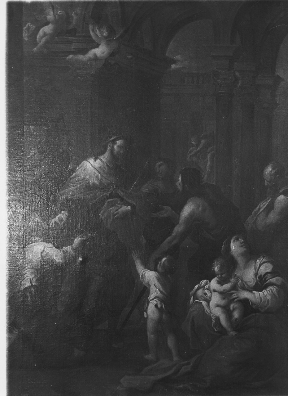 San Luigi dei Francesi (dipinto, opera isolata) di Biscaino Bartolomeo (prima metà sec. XVII)