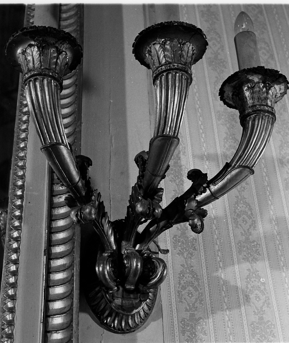 candeliere, coppia - bottega italiana (sec. XIX)