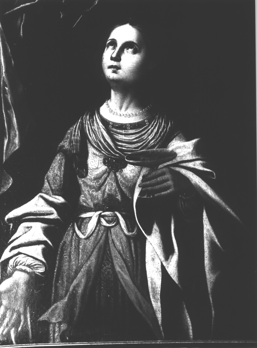 Santa Lucia (dipinto, opera isolata) - ambito italiano (sec. XVII)