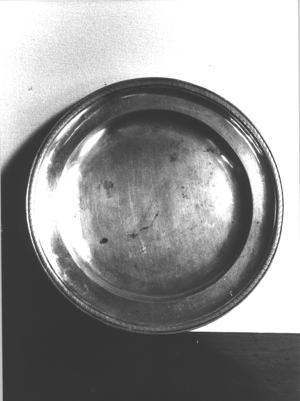 motivo decorativo geometrico (patena, opera isolata) - bottega italiana (sec. XIX)