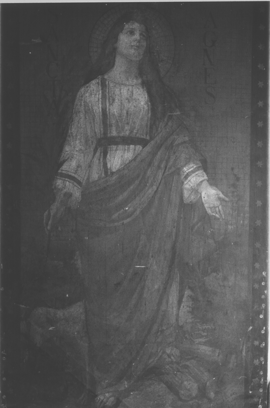 Sant'Agnese (dipinto, opera isolata) di Olzai M (sec. XIX)