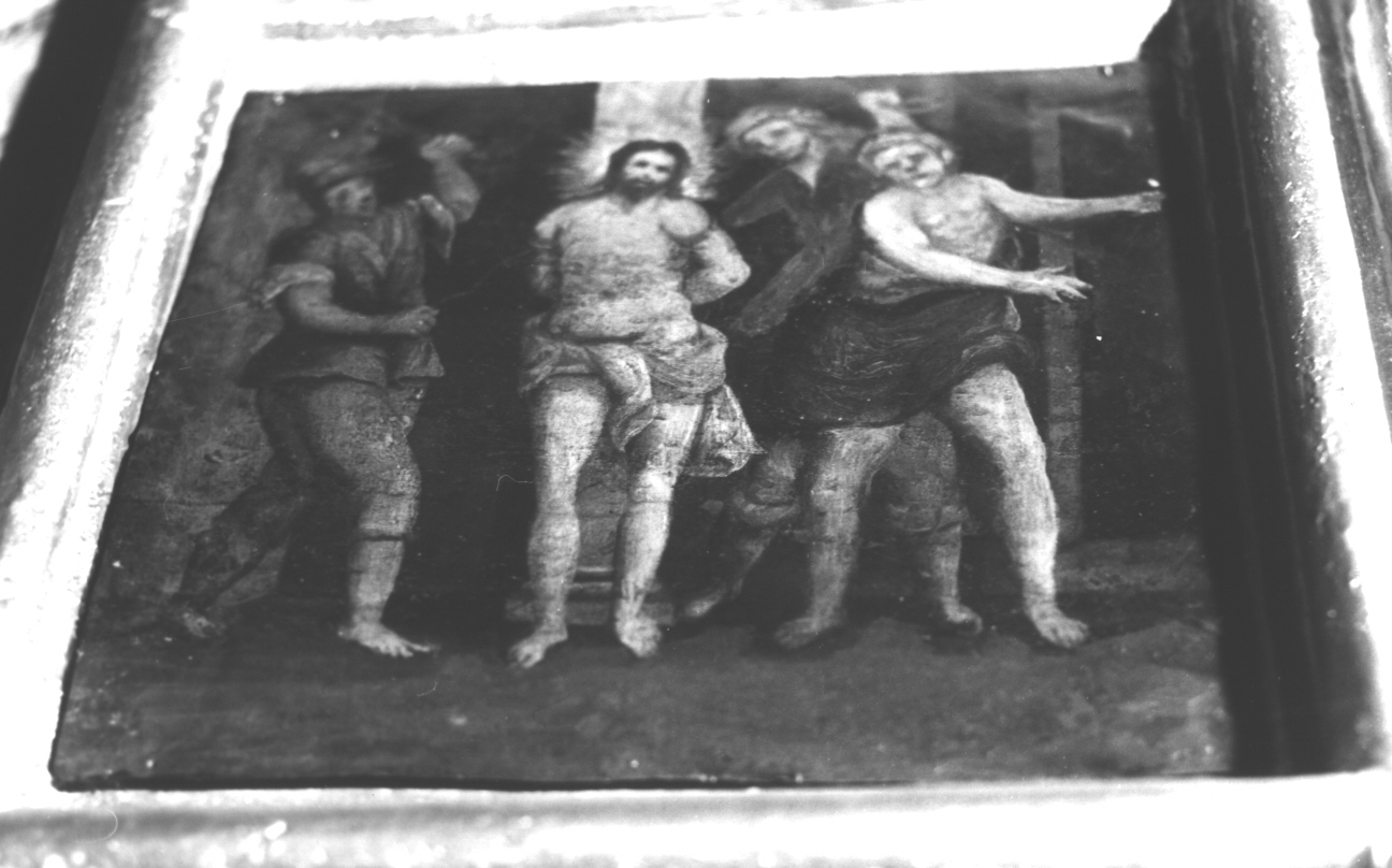 flagellazione di Cristo (dipinto, elemento d'insieme) - ambito italiano (sec. XVIII)