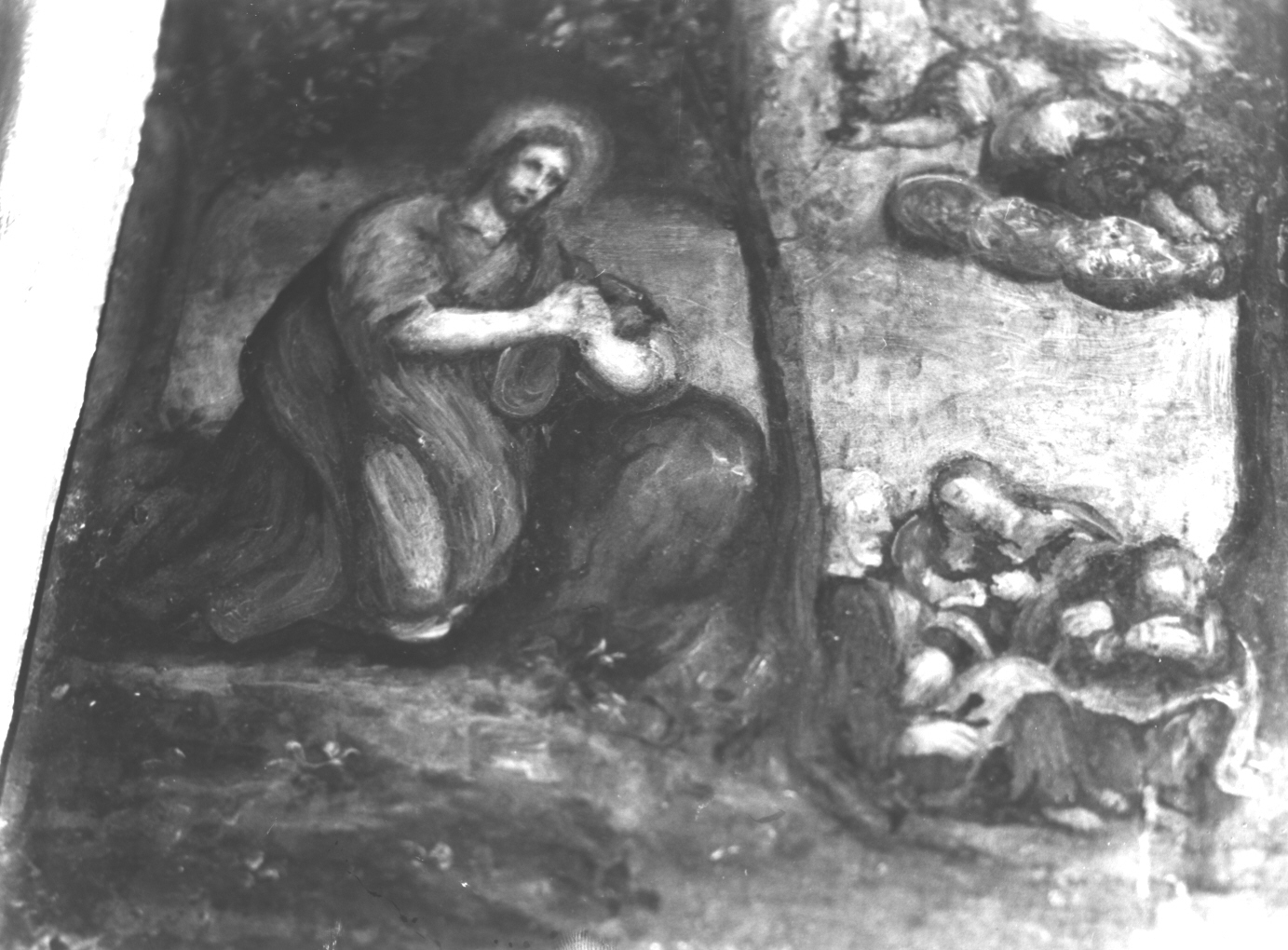 orazione di Cristo nell'orto di Getsemani (dipinto, elemento d'insieme) - ambito italiano (sec. XVIII)