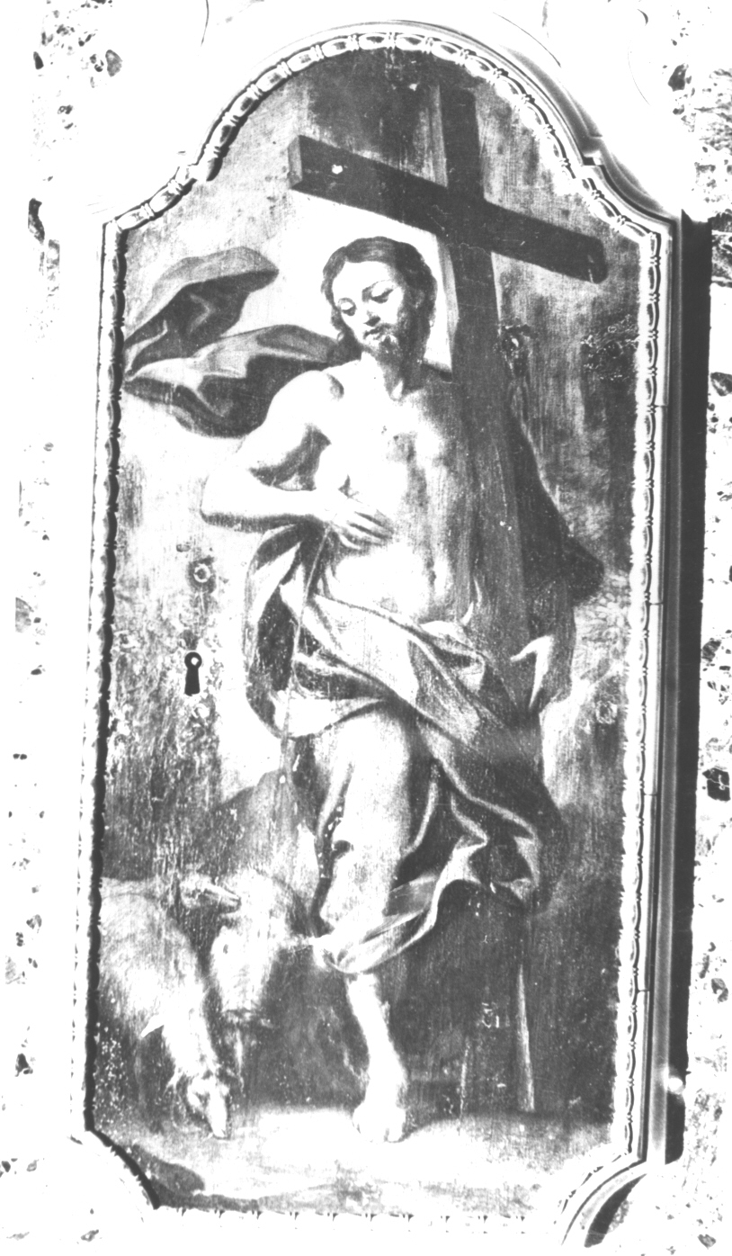 Cristo portacroce (sportello di tabernacolo, opera isolata) di Campora Francesco (primo quarto sec. XVIII)