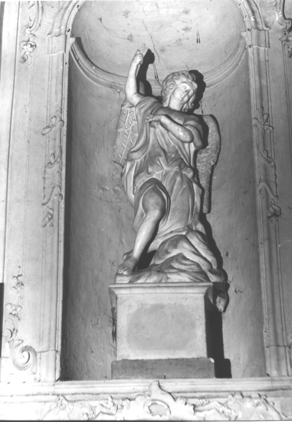 arcangelo Gabriele (statua, elemento d'insieme) - bottega toscana (sec. XVIII)