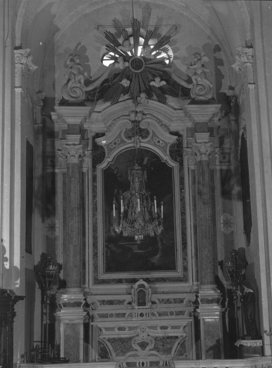 altare, opera isolata di Sanguineto Gerolamo (sec. XVIII)