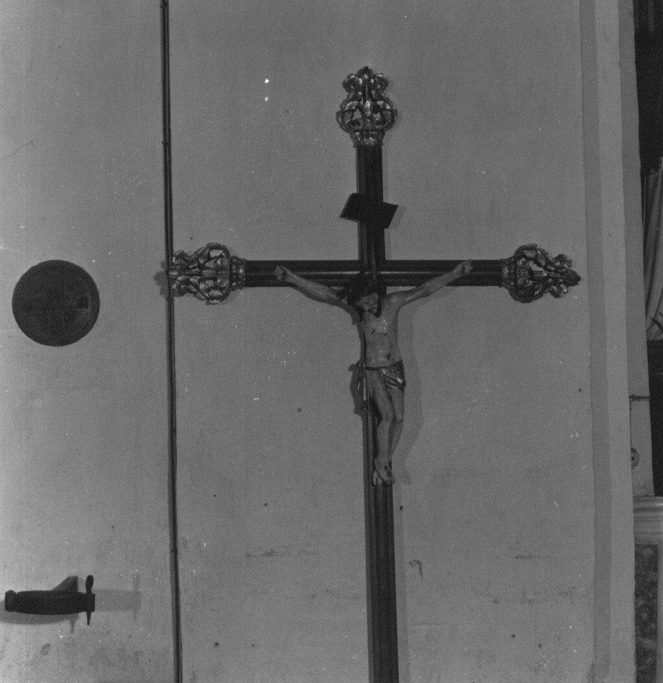 Cristo crocifisso (crocifisso, opera isolata) - bottega italiana (fine/inizio secc. XVIII/ XIX)