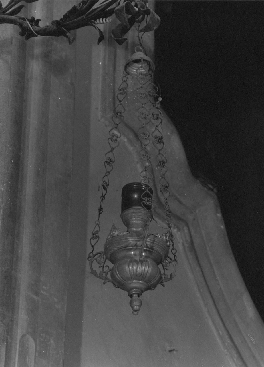 lampada pensile, serie - bottega italiana (sec. XIX)