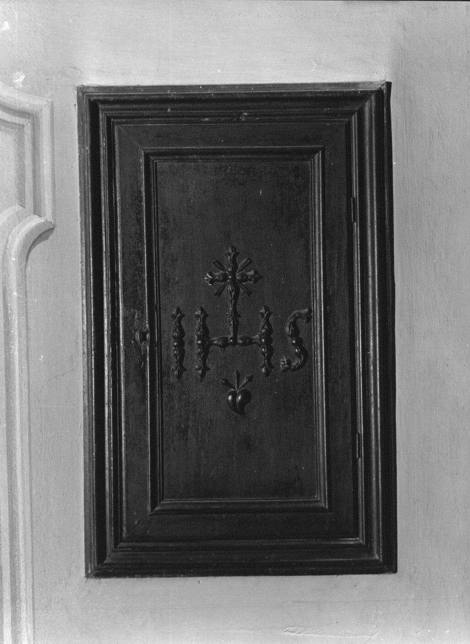 armadietto per oli santi, opera isolata - bottega ligure (sec. XVIII)