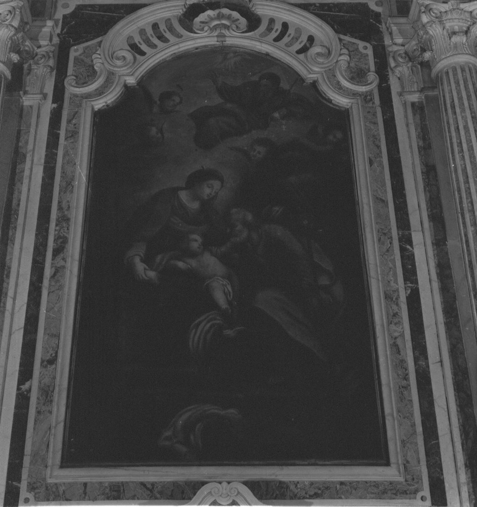 Sacra Famiglia (dipinto, elemento d'insieme) - ambito ligure (seconda metà sec. XVIII)