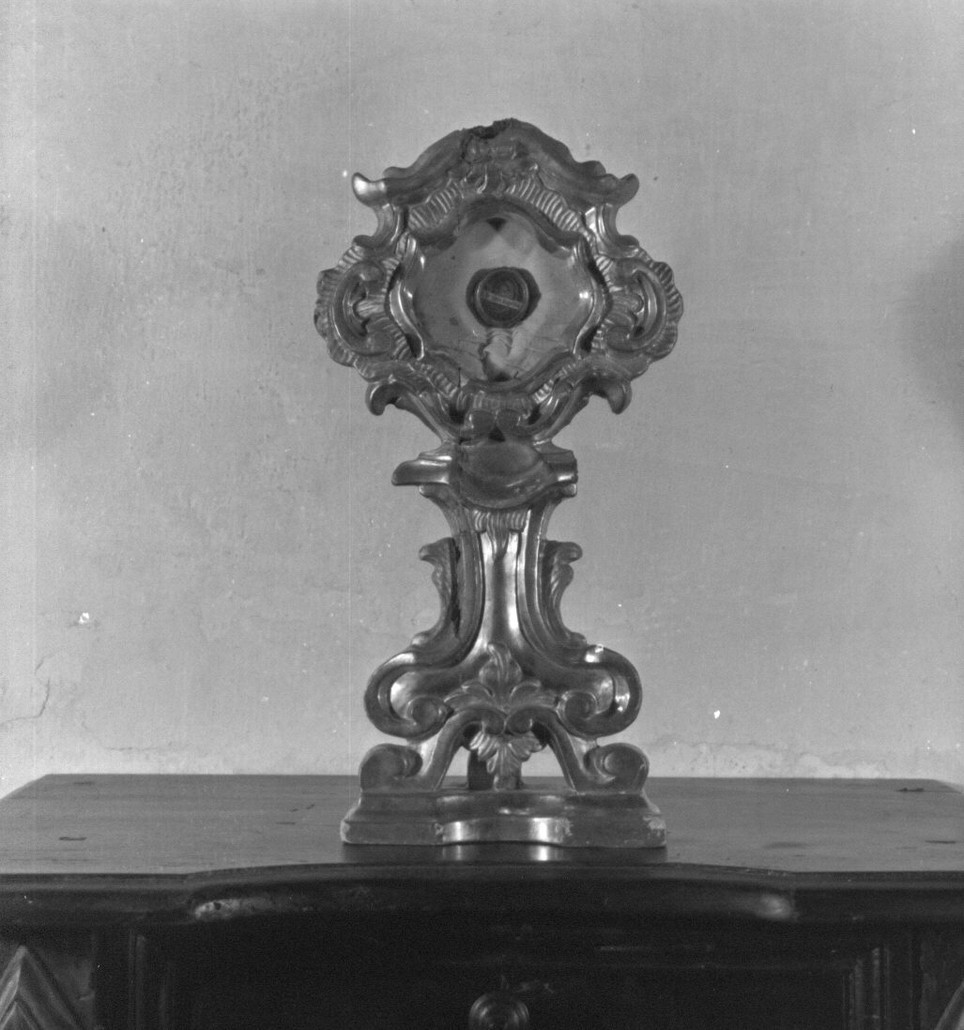 reliquiario - a ostensorio, opera isolata - bottega ligure (sec. XIX)