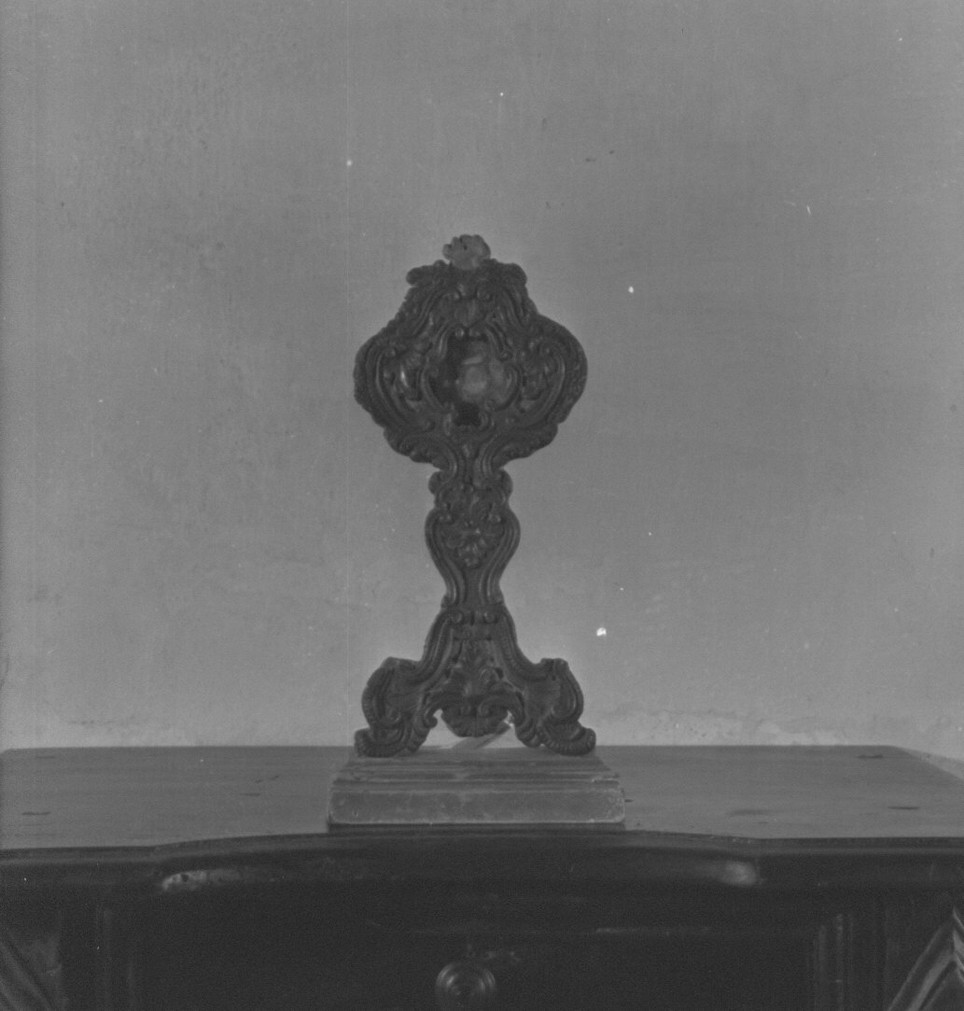 reliquiario - a ostensorio, opera isolata - bottega italiana (fine sec. XVIII)