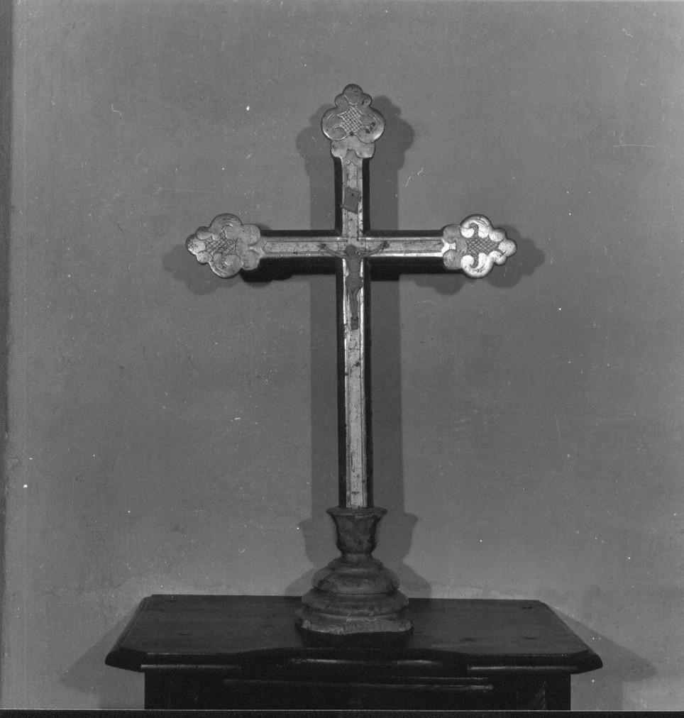 Cristo crocifisso (croce d'altare, opera isolata) - bottega italiana (inizio sec. XIX)