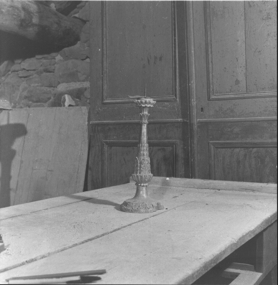 candeliere, coppia - bottega ligure (secondo quarto sec. XIX)