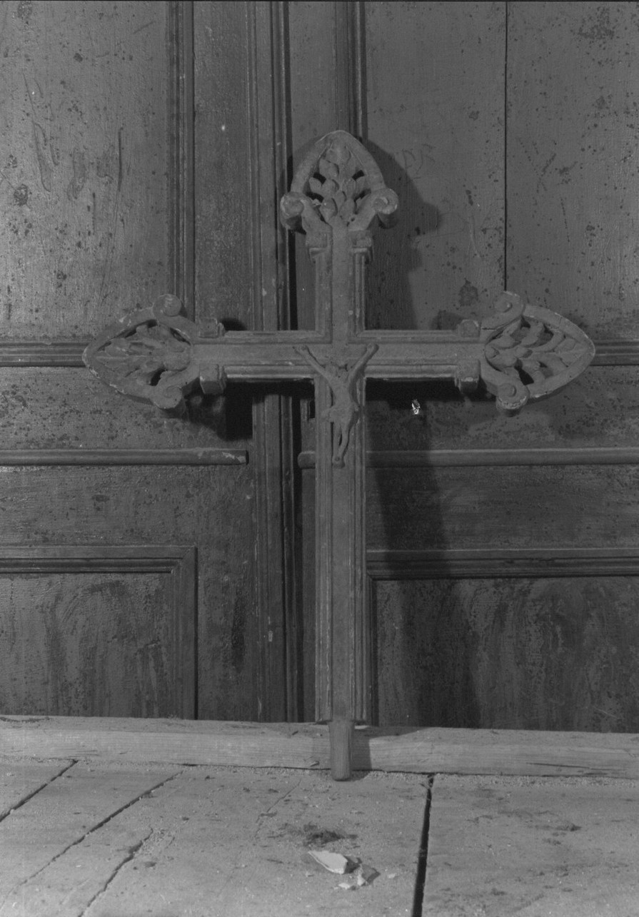 Cristo crocifisso (croce d'altare, opera isolata) - bottega ligure (seconda metà sec. XIX)