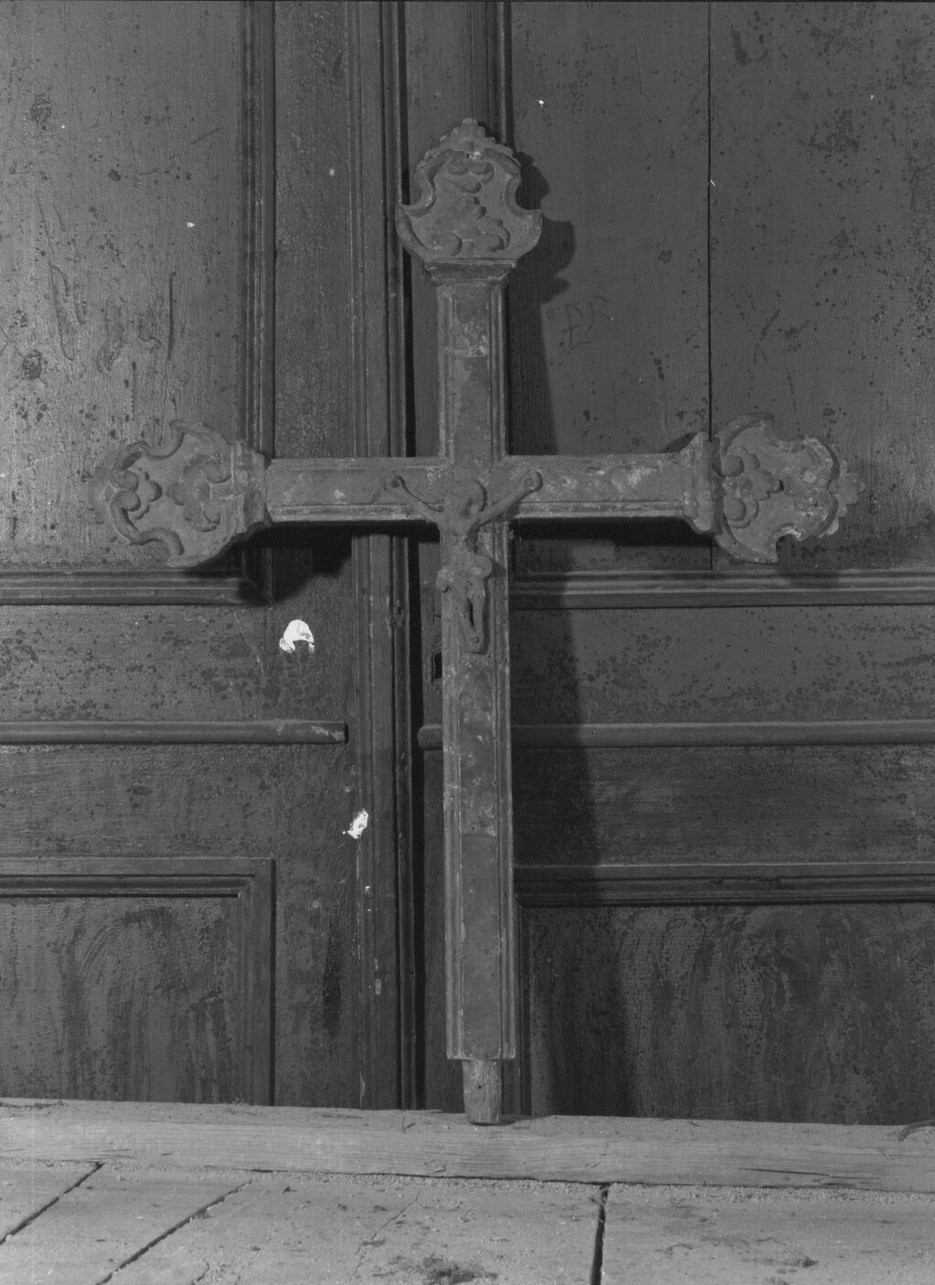 Cristo crocifisso (croce d'altare, opera isolata) - bottega ligure (seconda metà sec. XIX)