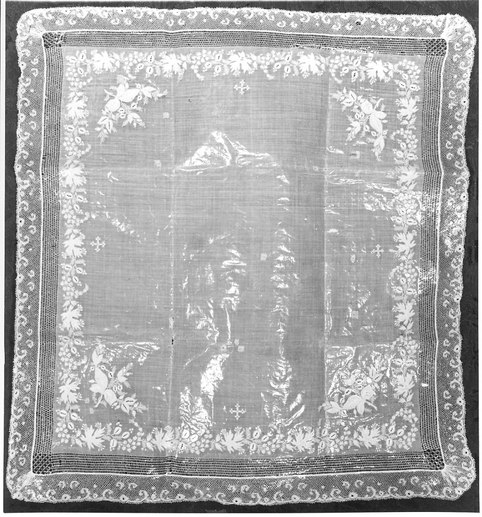 corporale, opera isolata - manifattura italiana (prima metà sec. XIX)