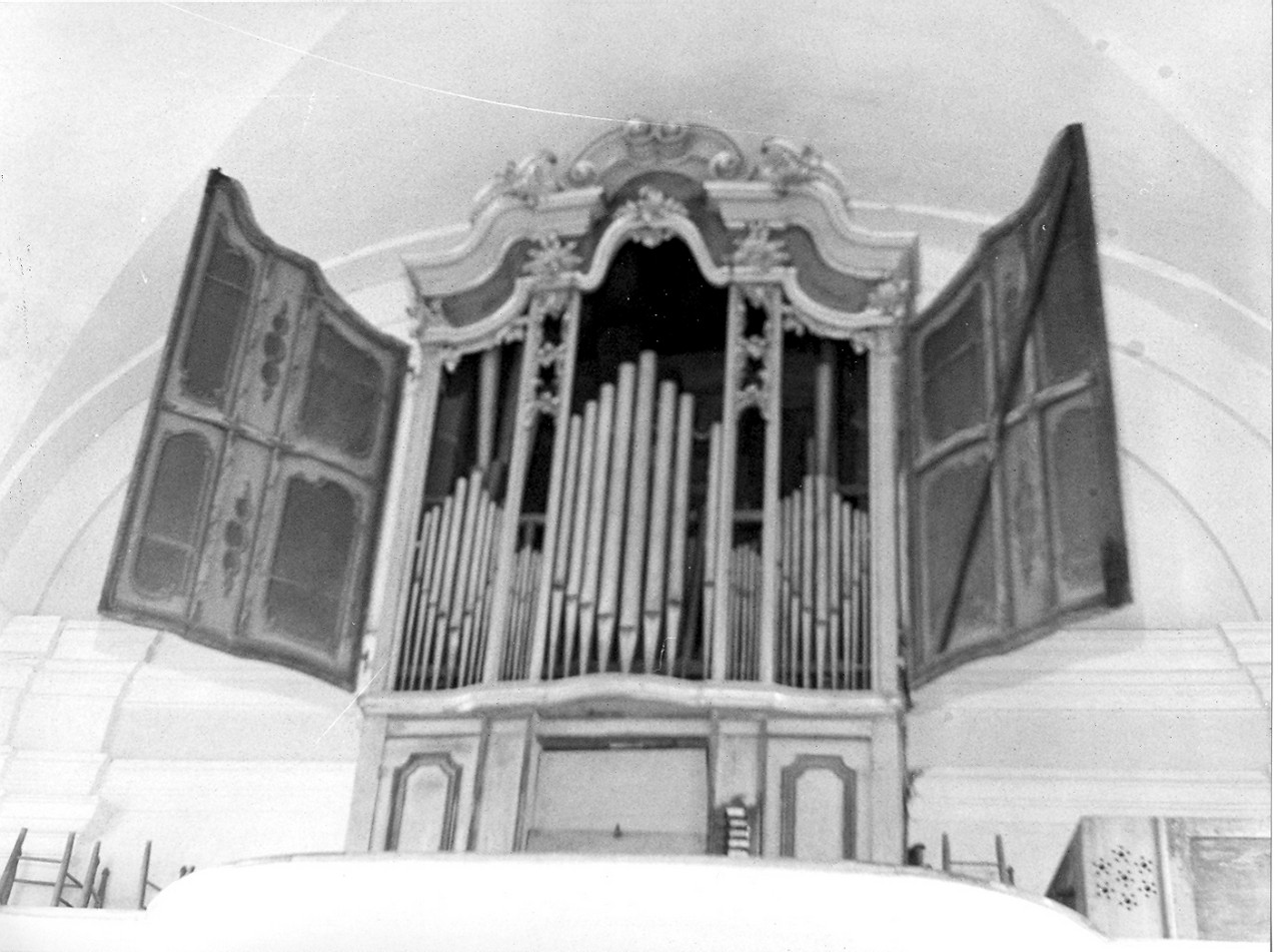 organo, opera isolata di De Rubeis Giacinto (attribuito) (sec. XVIII)
