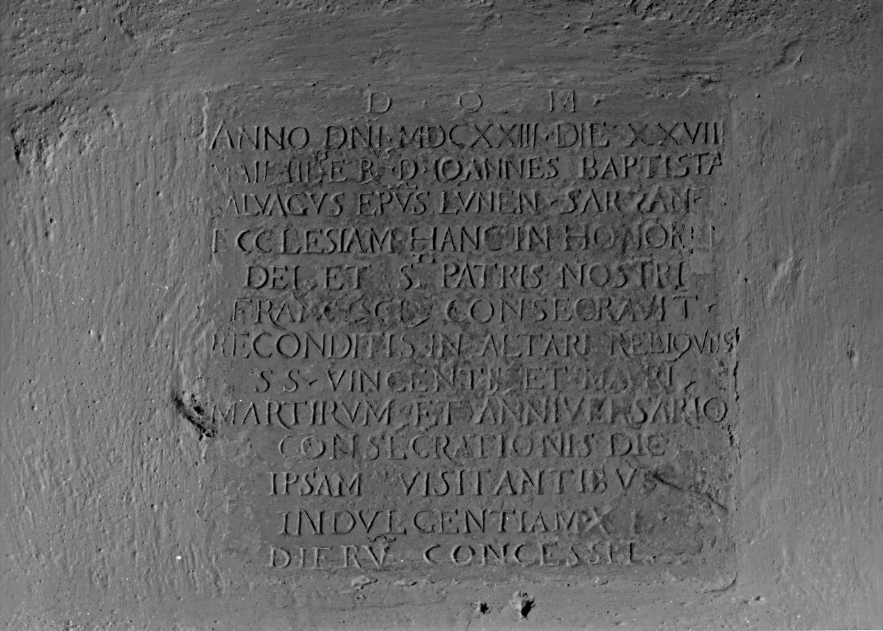 lapide, opera isolata - bottega ligure (sec. XVII)