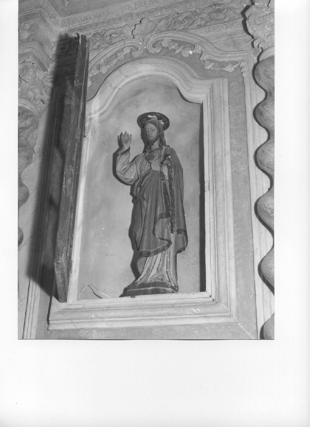 vetrina, elemento d'insieme - bottega ligure (sec. XVIII)