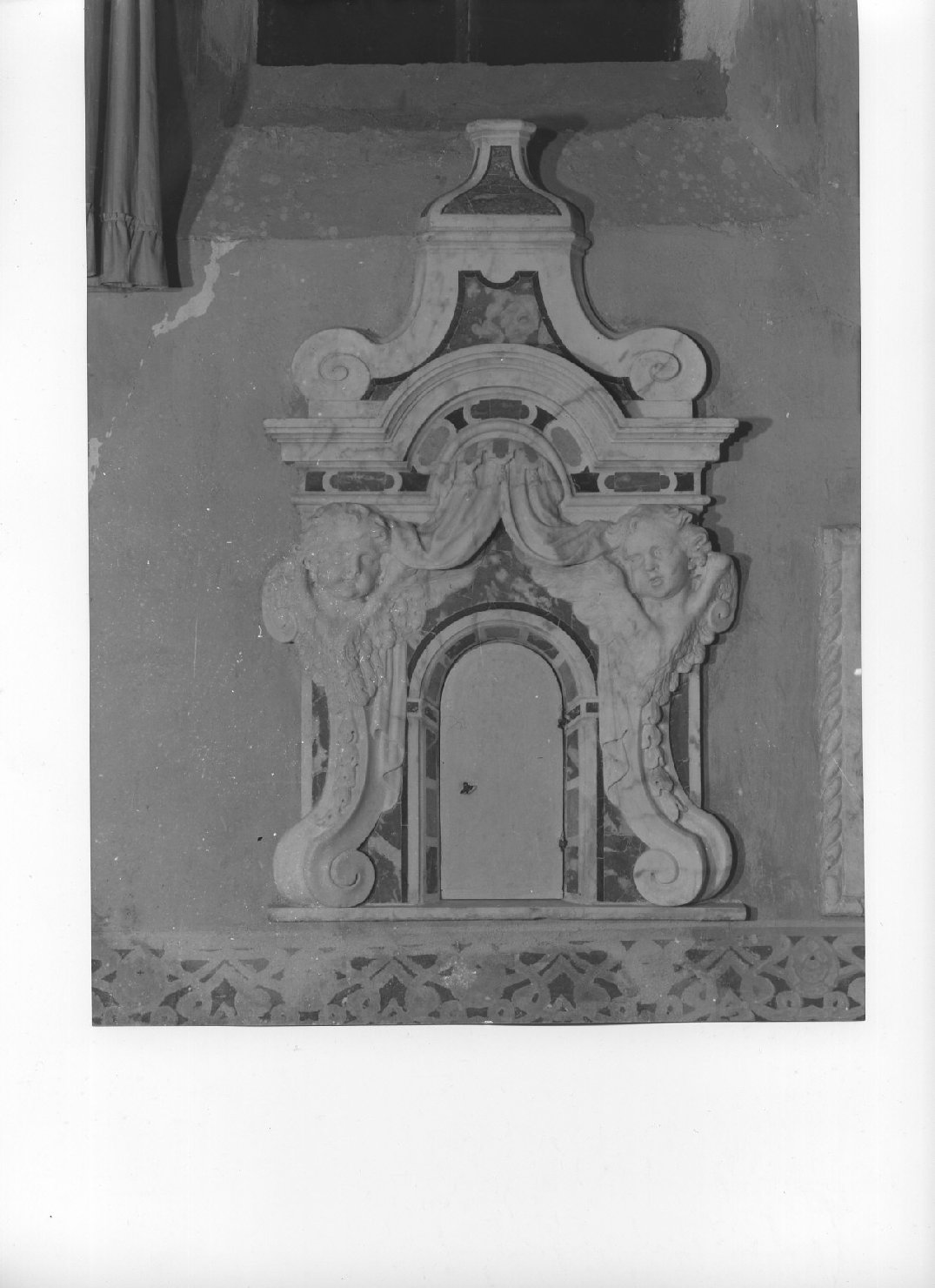 tabernacolo murale, opera isolata - bottega ligure (sec. XVIII)