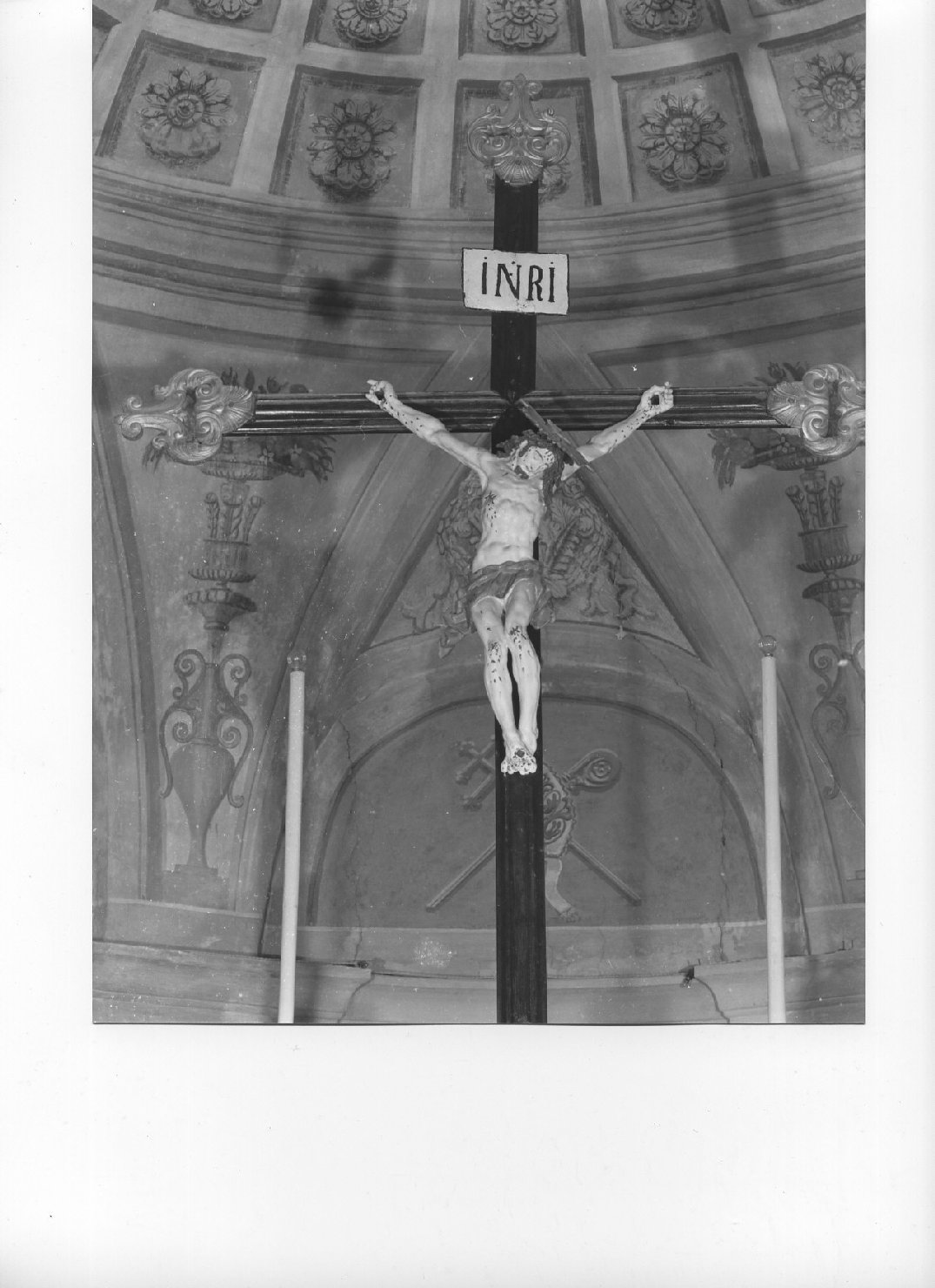 Cristo crocifisso (crocifisso, opera isolata) - bottega ligure (sec. XVIII)