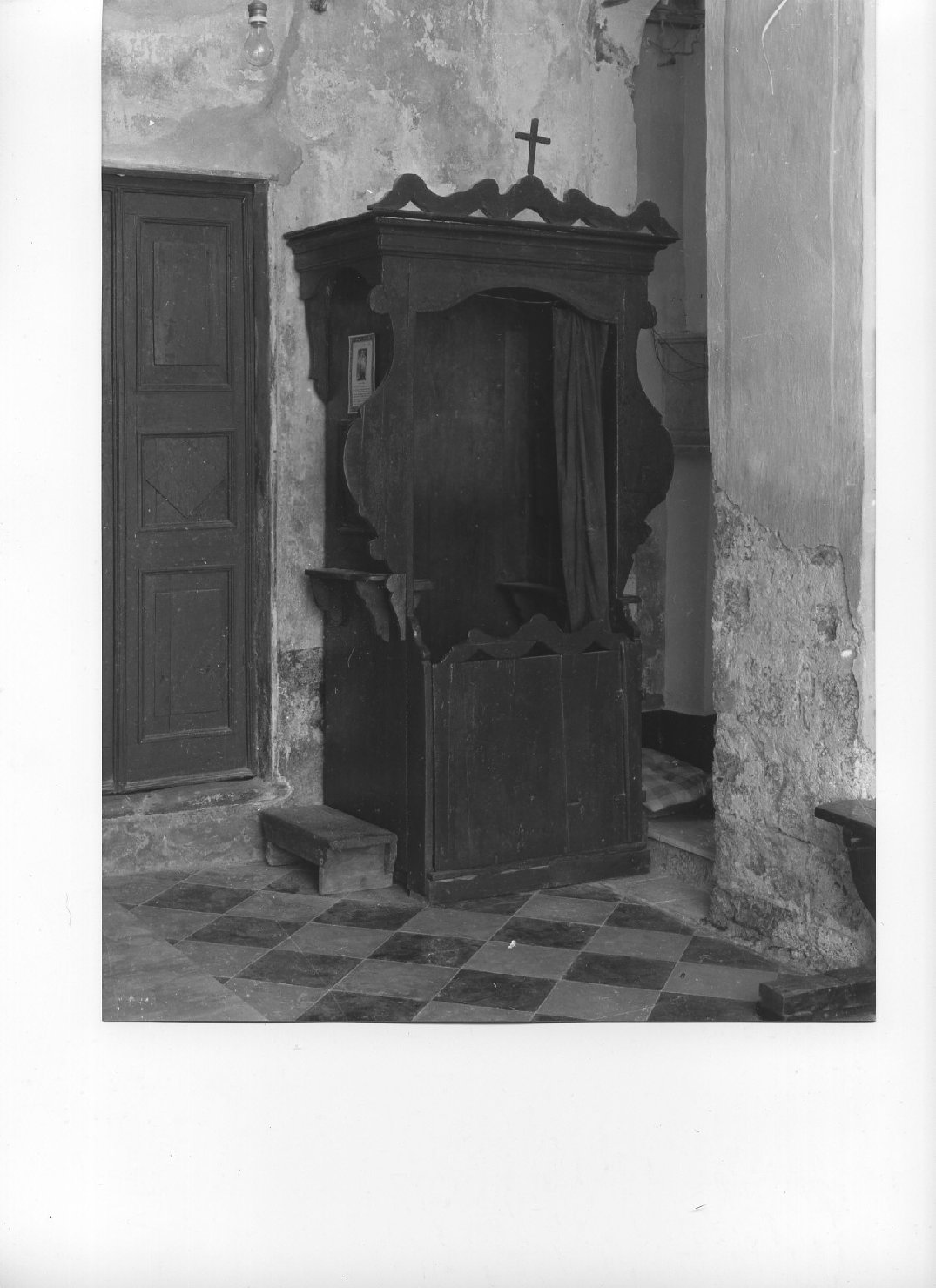 confessionale, opera isolata - bottega ligure (sec. XIX)