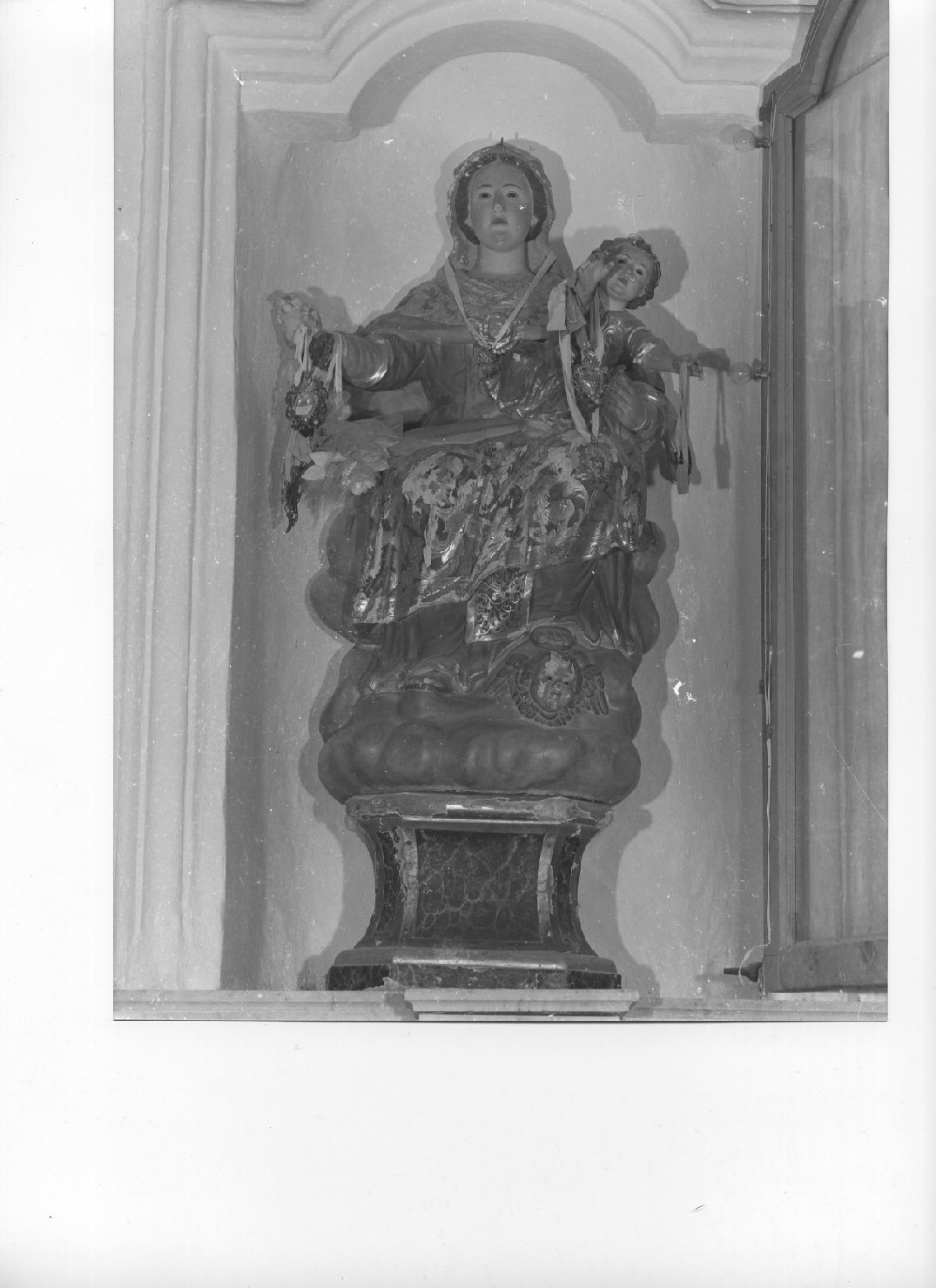 Madonna del Carmelo (statua, opera isolata) - bottega ligure (fine/inizio secc. XVII/ XVIII)