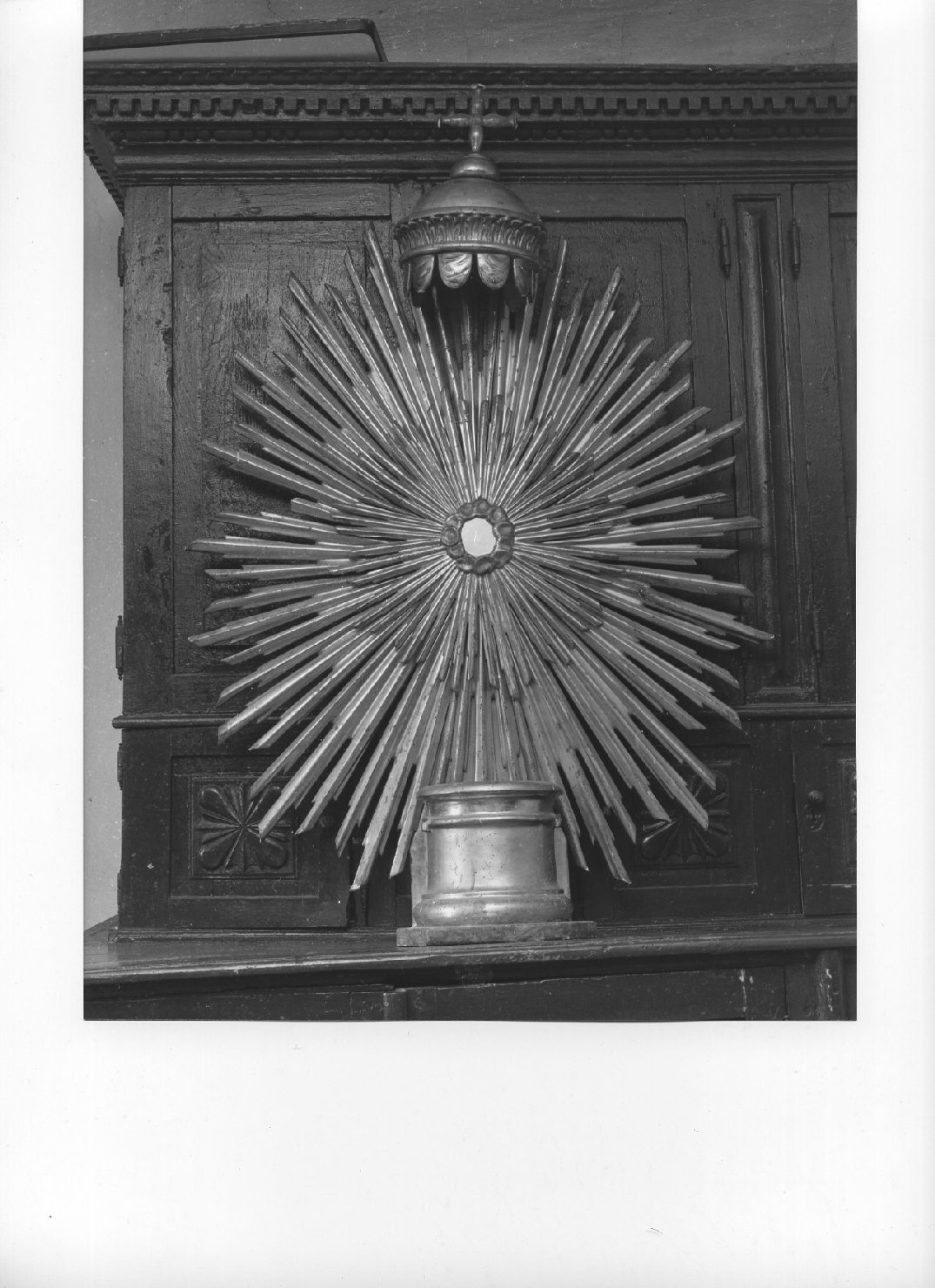 tronetto per esposizione eucaristica, opera isolata - bottega ligure (sec. XIX)