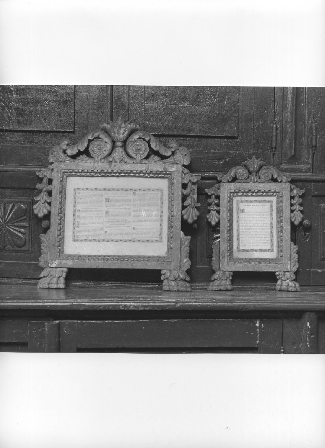 cartagloria, elemento d'insieme - bottega ligure (sec. XIX)