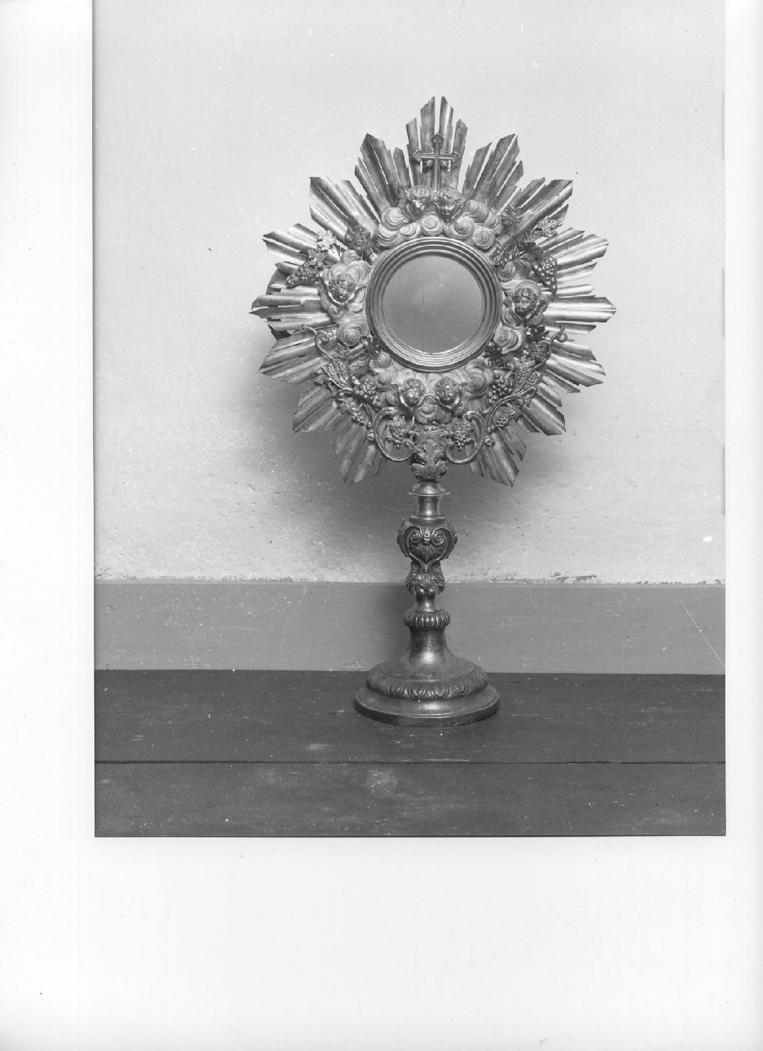 ostensorio, opera isolata - bottega italiana (fine sec. XVIII)