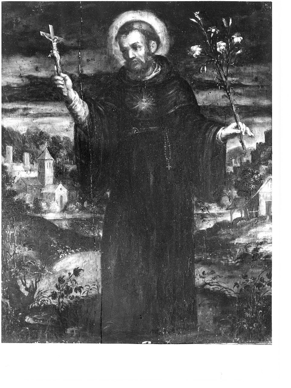 Sant'Antonio da Padova (dipinto, opera isolata) - ambito umbro (?) (sec. XVI)