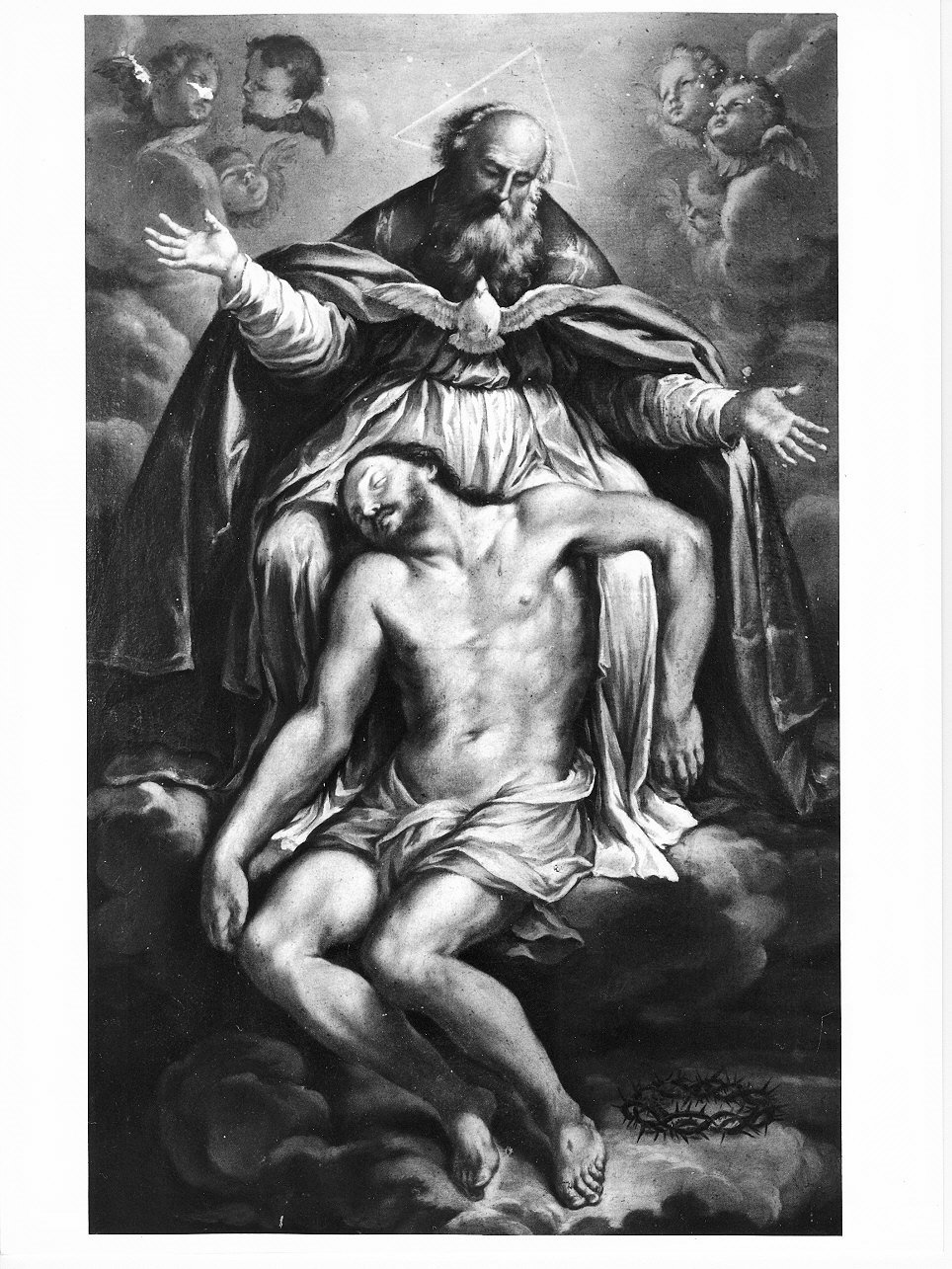 Trinità (dipinto, opera isolata) - ambito romano (prima metà sec. XVIII)