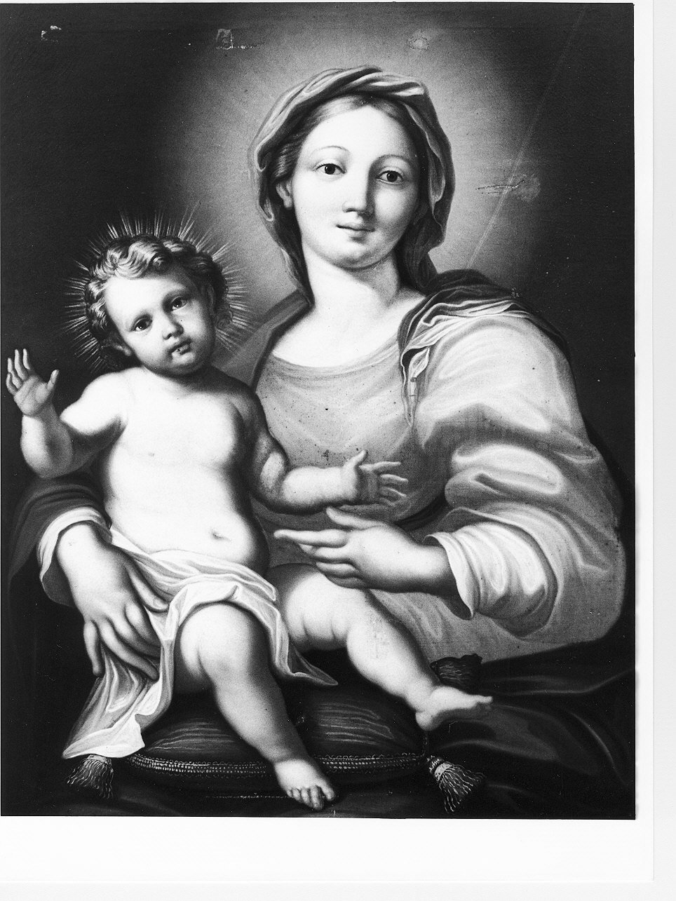 Madonna con Bambino (dipinto, opera isolata) - ambito lombardo (seconda metà sec. XVIII)
