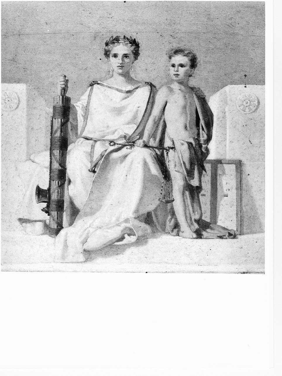 giustizia (dipinto, opera isolata) di De Maestri Lazzaro, Buscaglia Domenico (ultimo quarto sec. XIX)