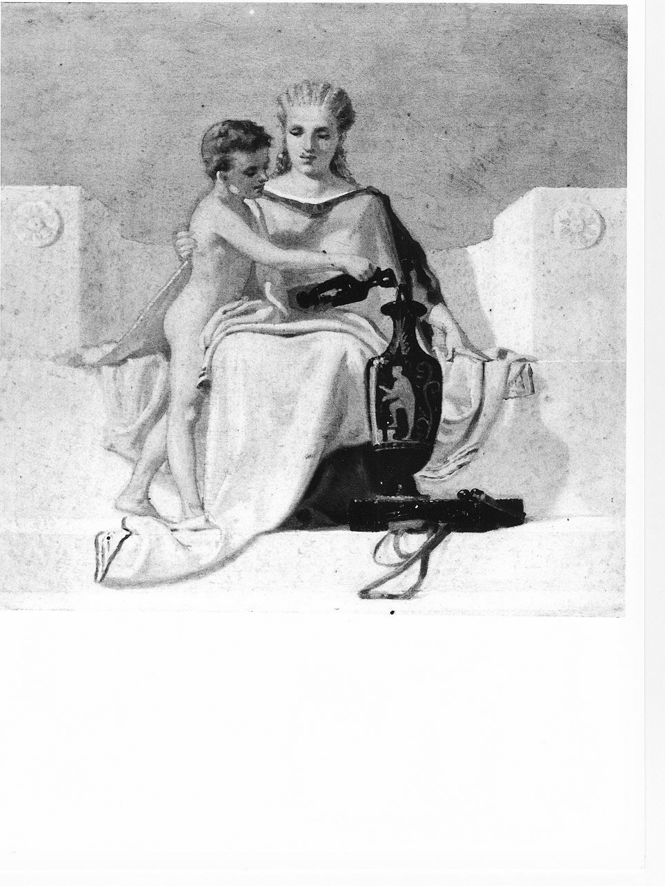 Temperanza (dipinto, opera isolata) di De Maestri Lazzaro, Buscaglia Domenico (ultimo quarto sec. XIX)