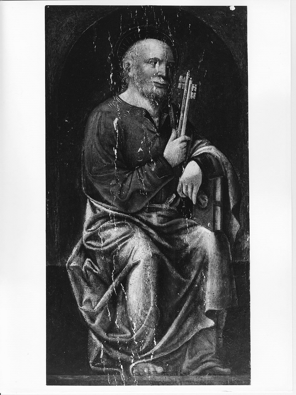 San Pietro Apostolo (scomparto di polittico, opera isolata) - ambito ligure (secondo quarto sec. XVI)