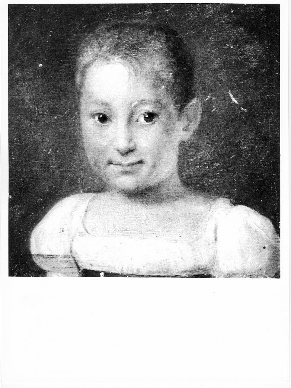 ritratto di bambina (dipinto, opera isolata) - ambito francese (prima metà sec. XIX)