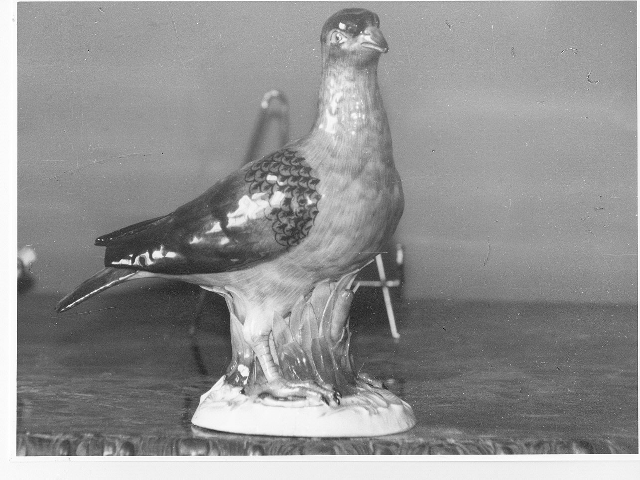 piccione (soprammobile, opera isolata) - manifattura napoletana (sec. XIX)