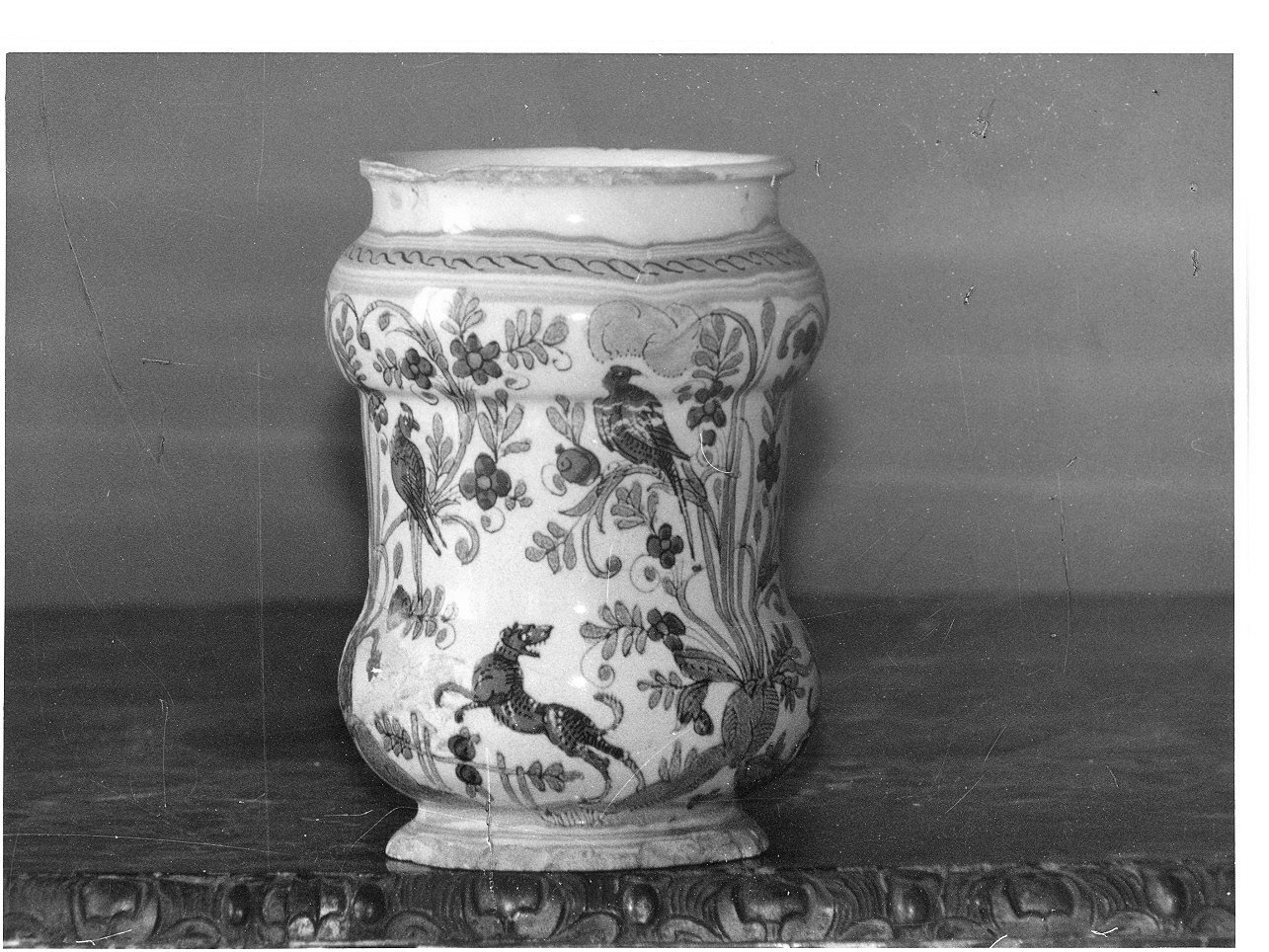 motivi decorativi vegetali e animali (alberello, opera isolata) di Manifattura Conradi (bottega) (sec. XVII)