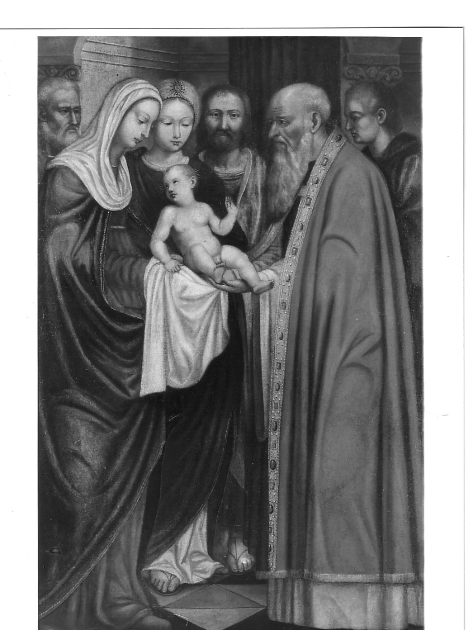 presentazione di Gesù al tempio (dipinto, opera isolata) - ambito Italia settentrionale (sec. XVII)