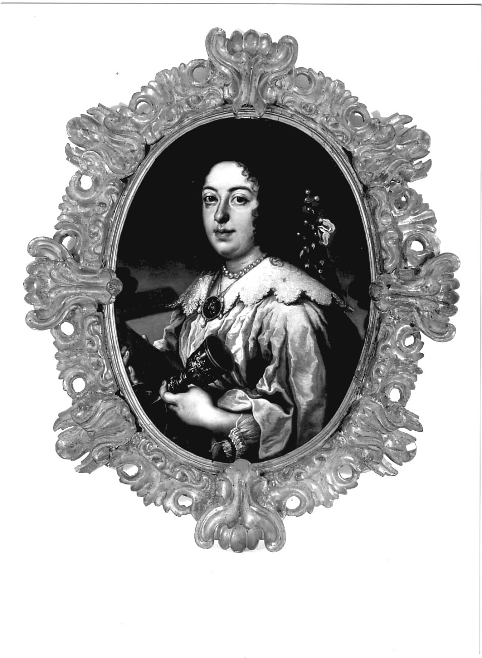 Vittoria della Rovere come Sant'Elena (dipinto, opera isolata) di Sustermans Justus (bottega) (seconda metà sec. XVII)